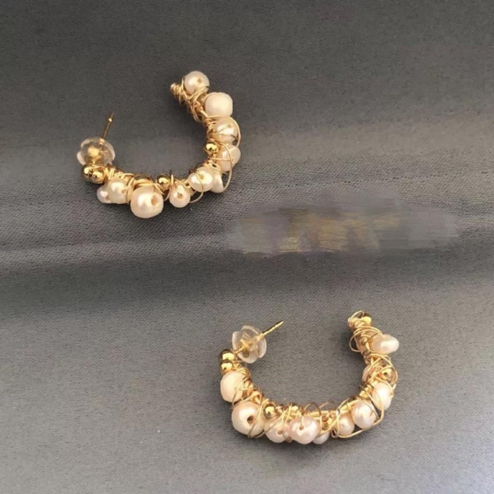 Freshwater pearl handmade earrings